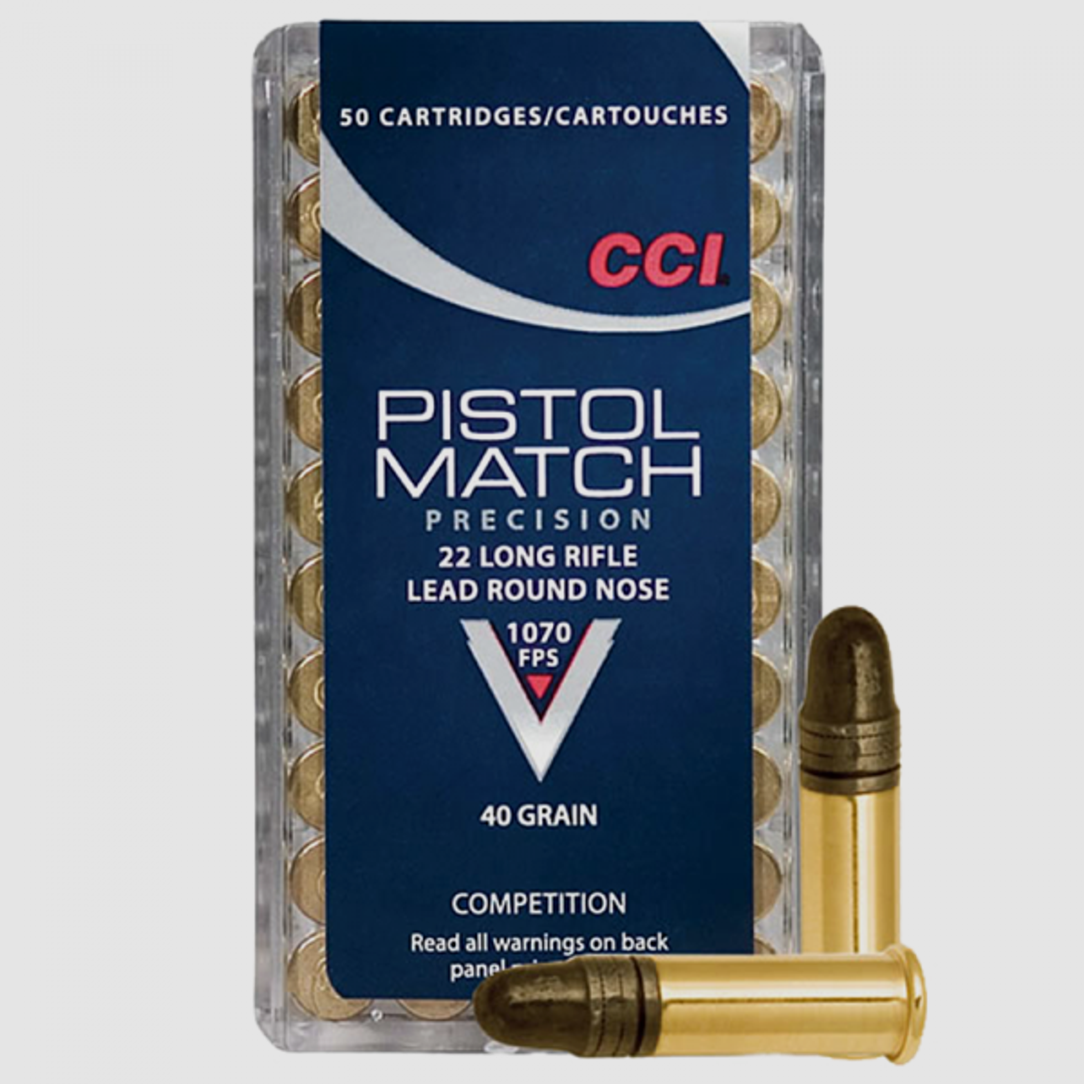 CCI Pistol Match .22 LR LRN 40 grs Kleinkaliberpatronen