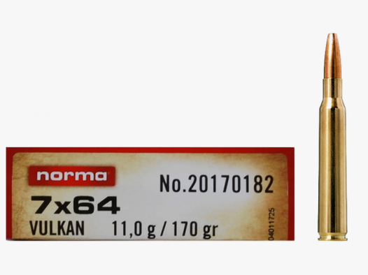 Norma Vulkan 7x64 170 grs Büchsenpatronen