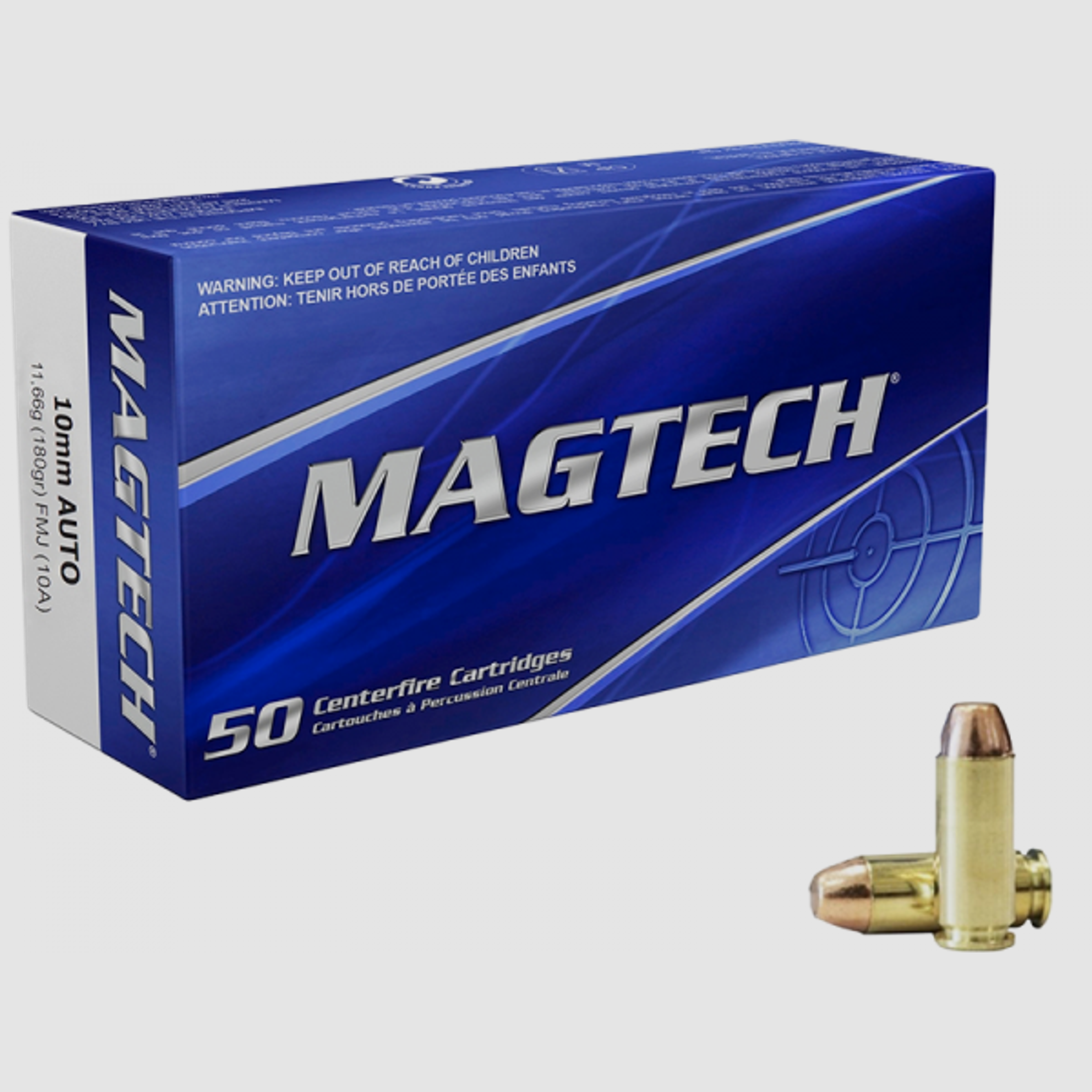 Magtech Standard 10mm Auto FMJ 180 grs Pistolenpatronen