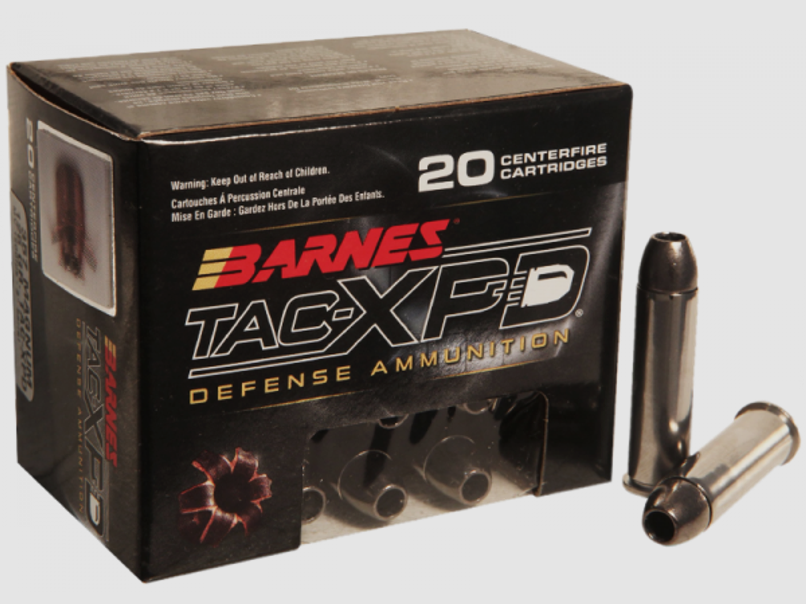 Barnes TAC-XPD .357 Mag 125 grs Revolverpatronen