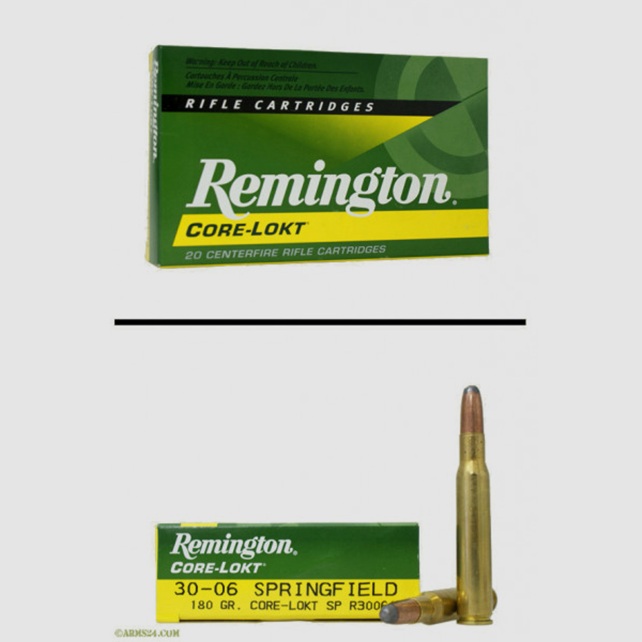 Remington .30-06 Springfield 11,66g - 180grs Remington Core-Lokt SP Büchsenmunition #21407