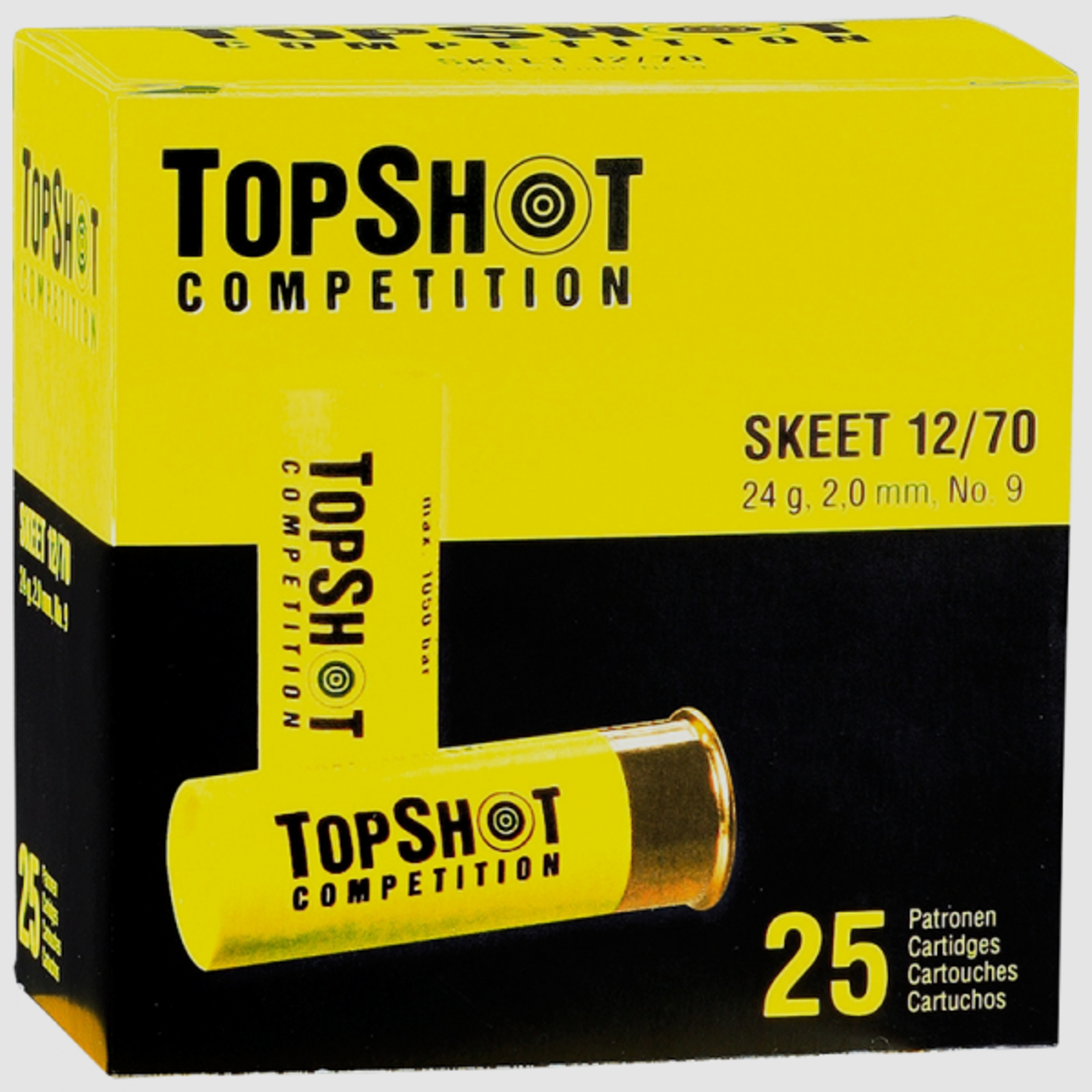 TopShot Skeet 12/70 24 gr Schrotpatronen