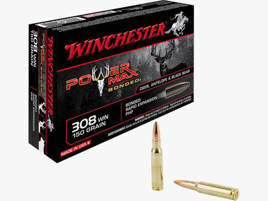 Winchester Power Max .308 Win 150 grs Büchsenpatronen