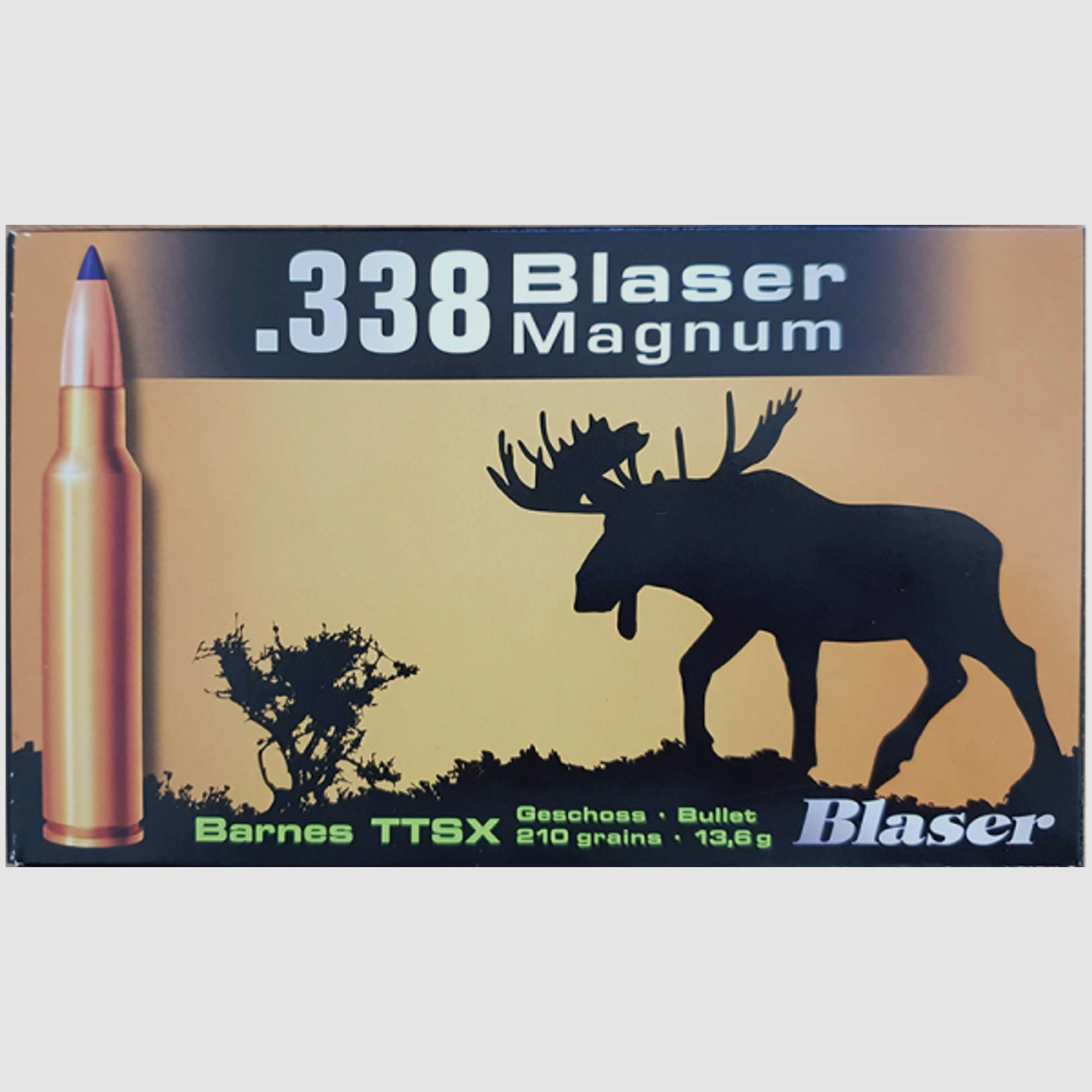 Blaser Magnum .338 Blaser Mag Barnes TTSX 210 grs Büchsenpatronen