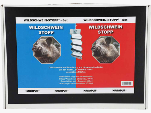 Hagopur Wildschwein-Stopp Set Wildvergrämung