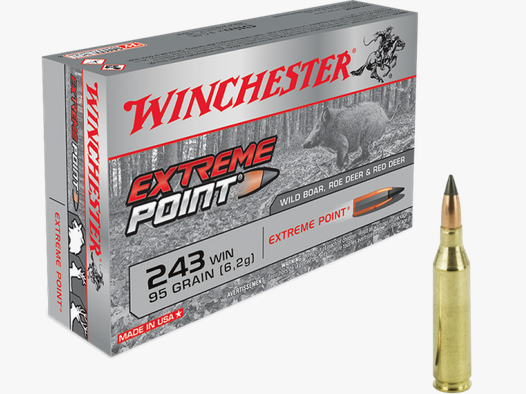 Winchester Extreme Point .243 Win 95 grs Büchsenpatronen