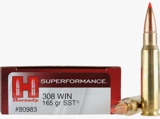 Hornady Superformance .308 Win SST 165 grs Büchsenpatronen