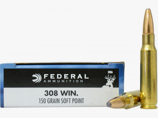 Federal Premium .308 Win 9,72g - 150grs SP Büchsenmunition
