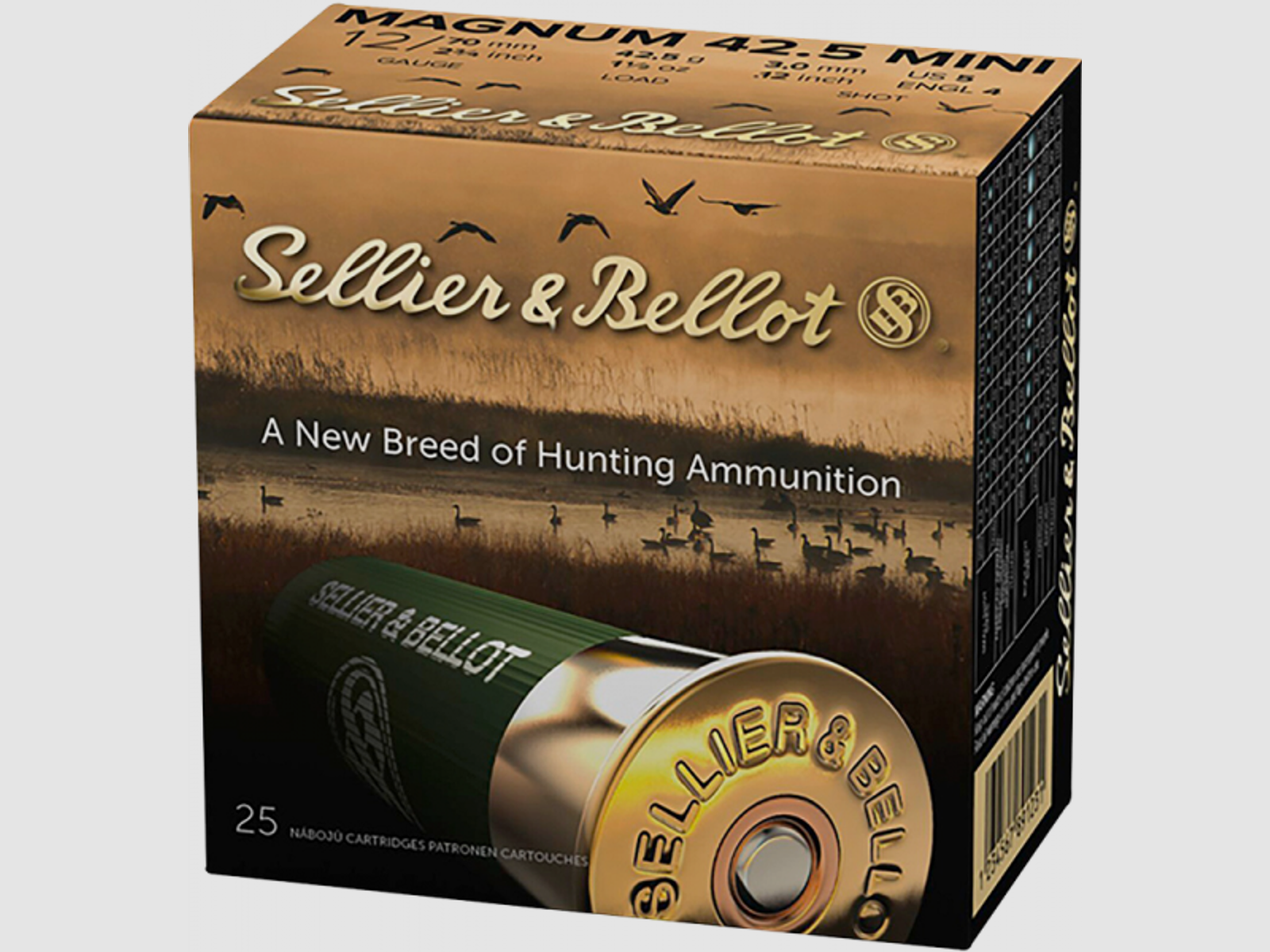Sellier & Bellot Magnum 42.5 12/70 42,5 gr Schrotpatronen