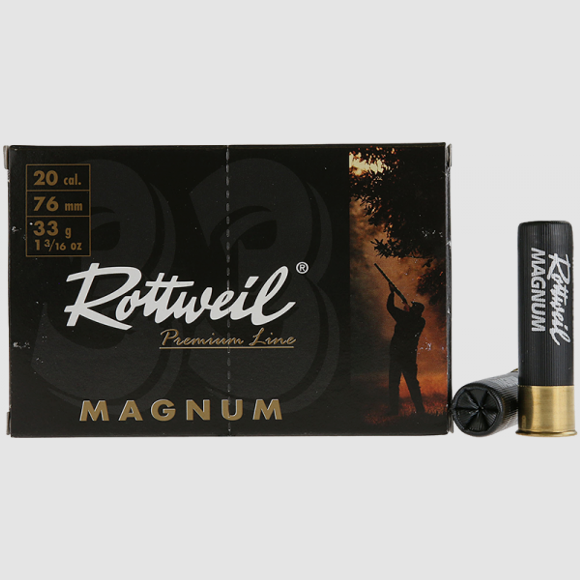 Rottweil Magnum 20/76 33 gr Schrotpatronen