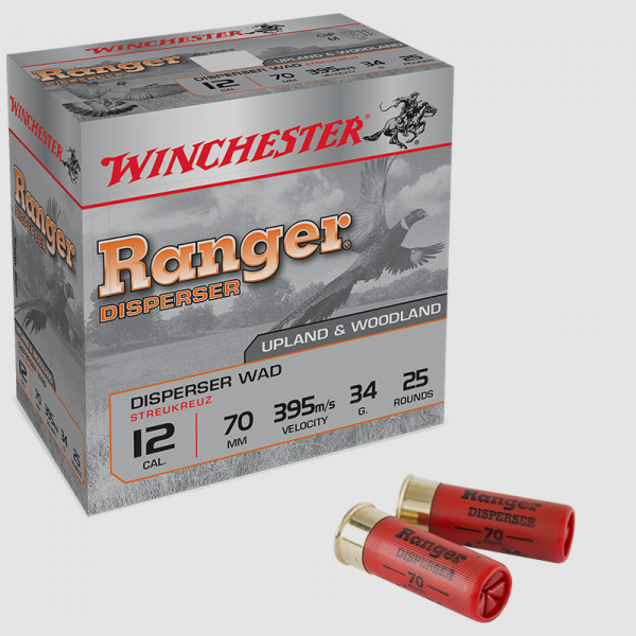 Winchester Ranger Disperser 12/70 34 gr Schrotpatronen