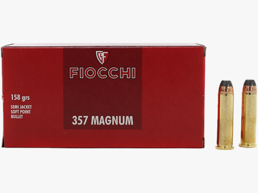 Fiocchi Classic .357 Mag SJSP 158 grs Revolverpatronen