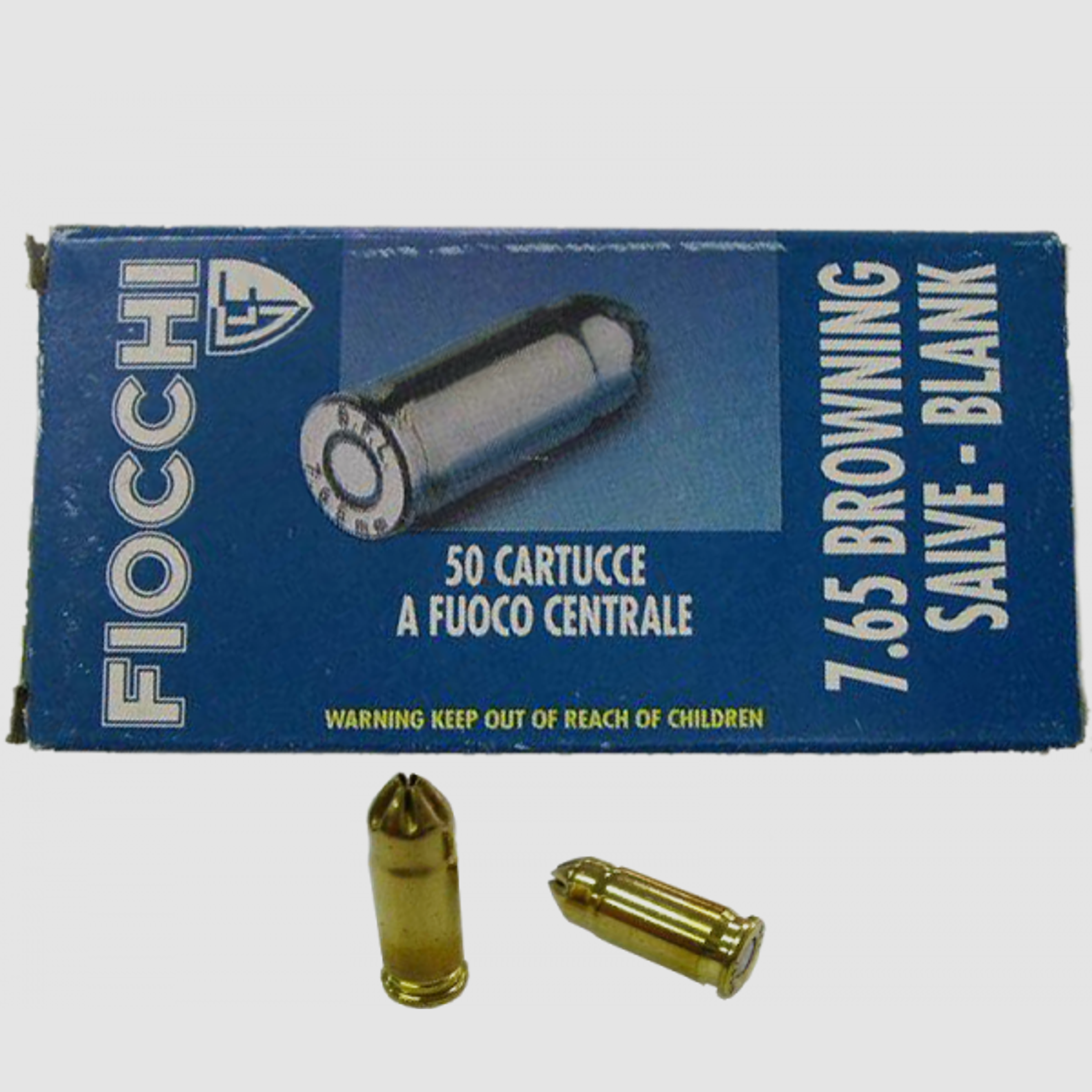 Fiocchi 7,65mm Browning (.32 ACP) Blank Pistolenpatronen