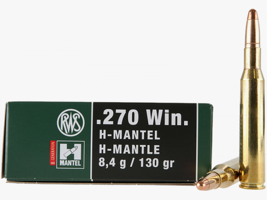 RWS H-Mantel .270 Win HMK 130 grs Büchsenpatronen