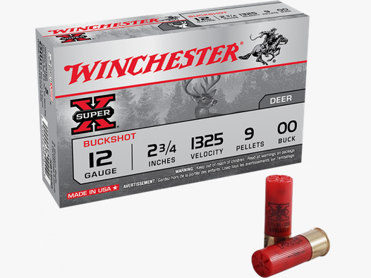 Winchester Super X Buckshot 12/70 32 gr Schrotpatronen