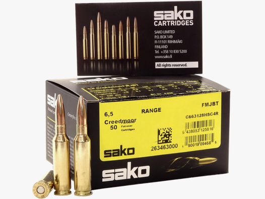 Sako Range 6,5mm Creedmoor Sako Speedhead 144 grs Büchsenpatronen