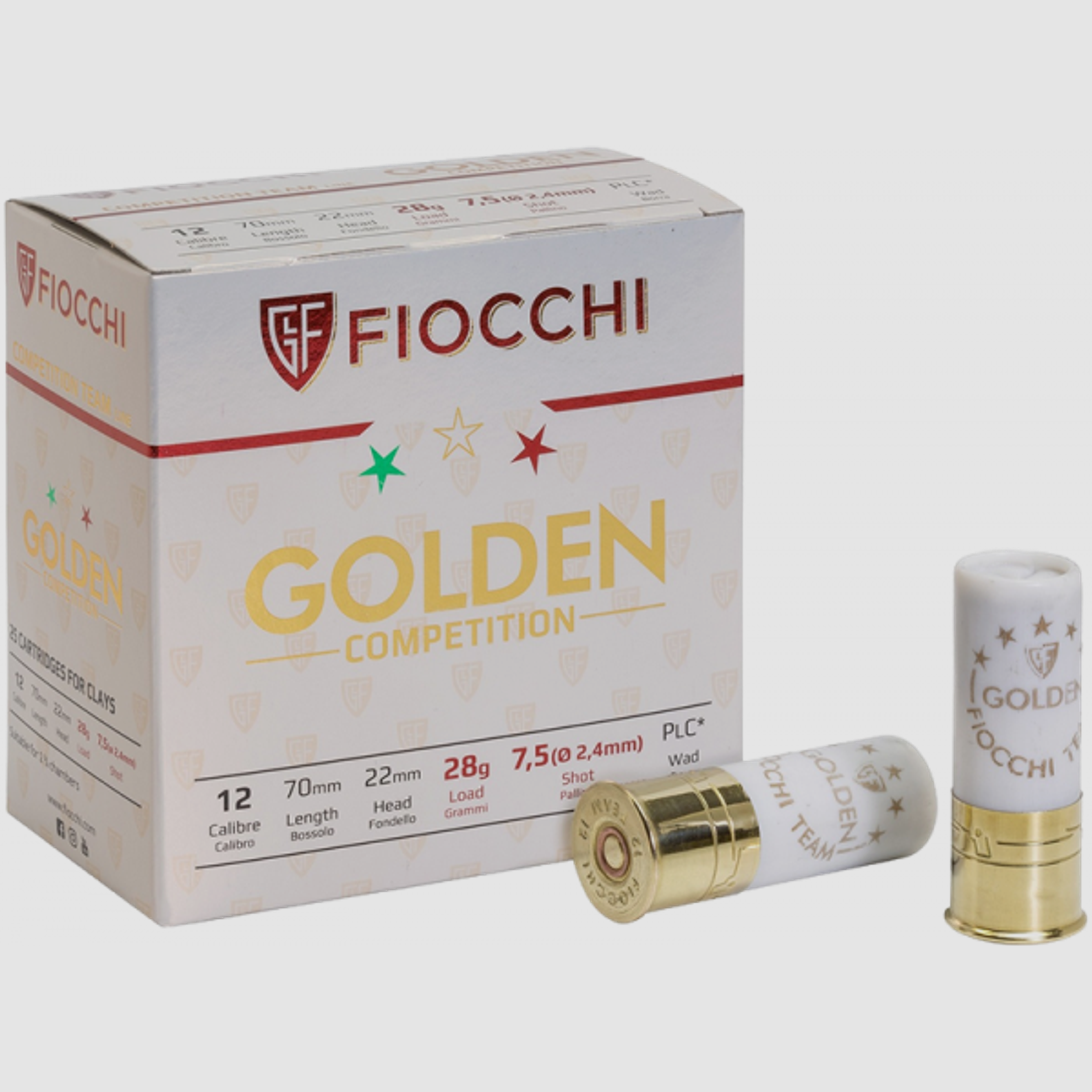 Fiocchi Golden Trap 12/70 28 gr Schrotpatronen