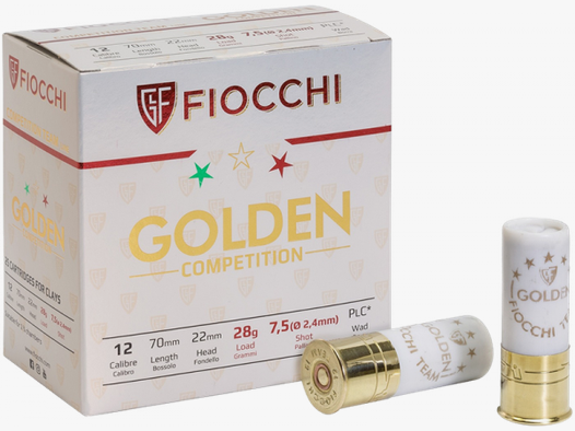 Fiocchi Golden Trap 12/70 28 gr Schrotpatronen