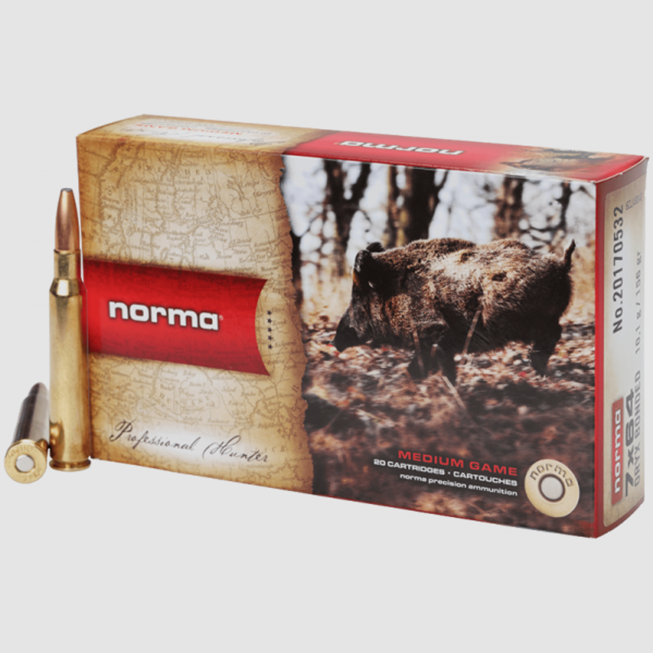 Norma Oryx 7x64 156 grs Büchsenpatronen
