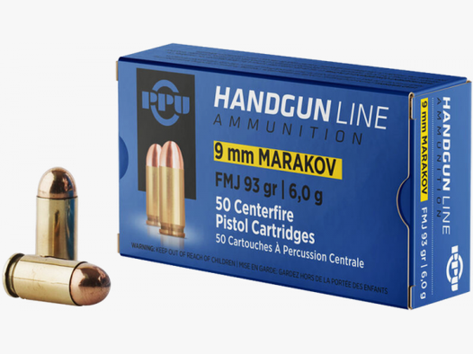 Prvi Partizan Handgun Line 9mm Makarov (9x18) FMJ 93 grs Pistolenpatronen