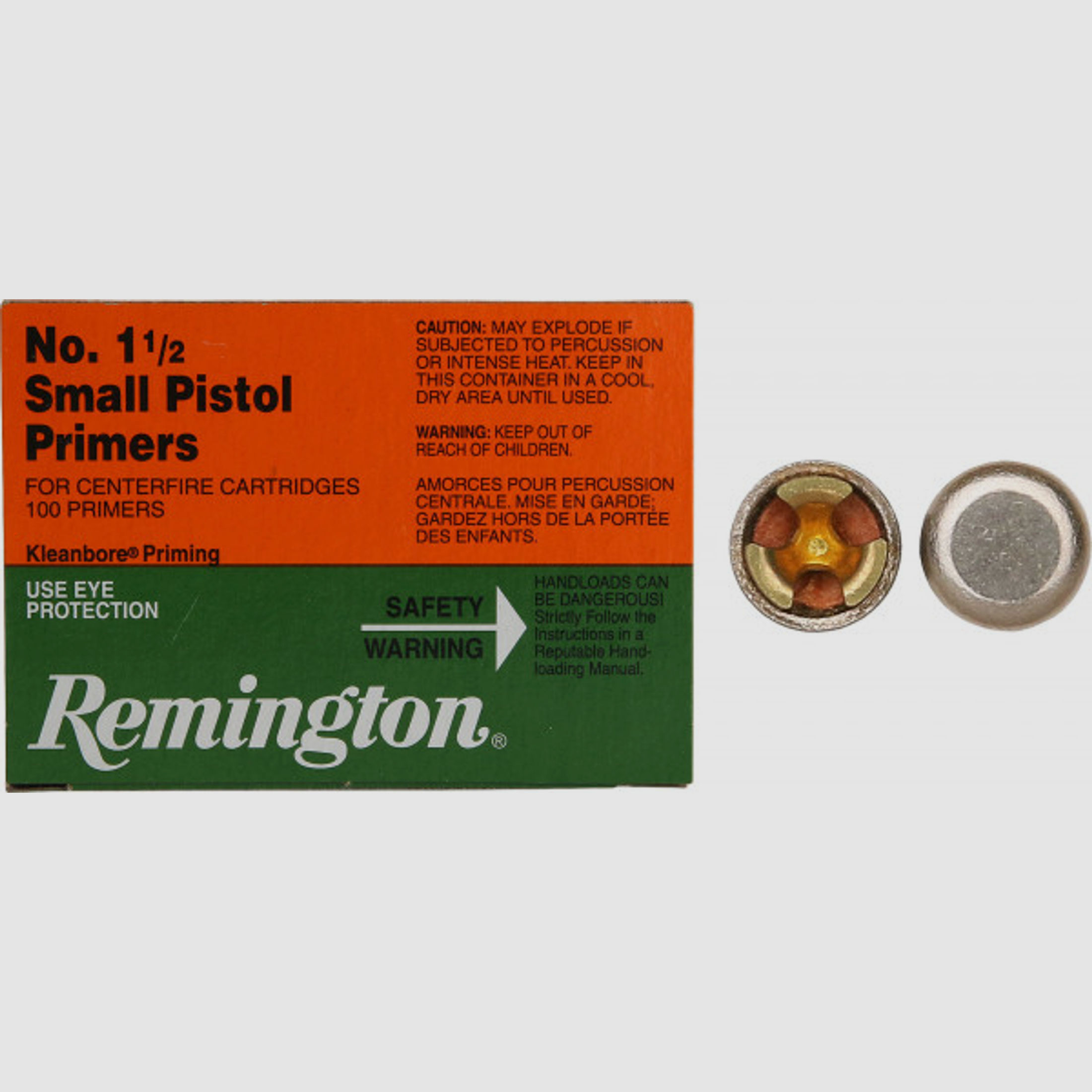Remington Boxer Small Pistol Zündhütchen #8222600
