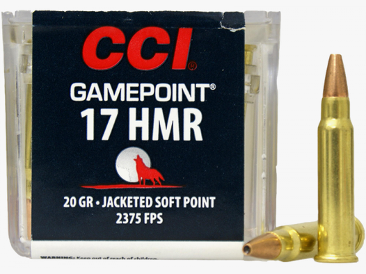 CCI Game Point .17 HMR SP 20 grs Kleinkaliberpatronen