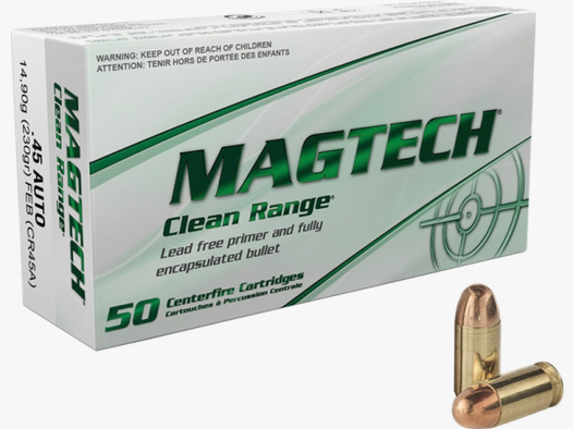 Magtech Clean Range .45 ACP Magtech FEB 230 grs Pistolenpatronen