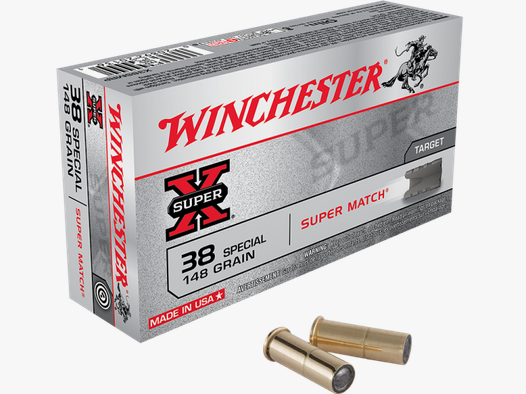 Winchester Super X .38 Special WC 148 grs Revolverpatronen