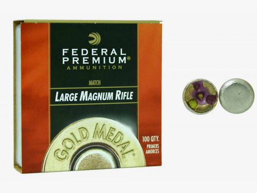 Federal Premium Boxer Large Rifle Magnum Zündhütchen #GM215M