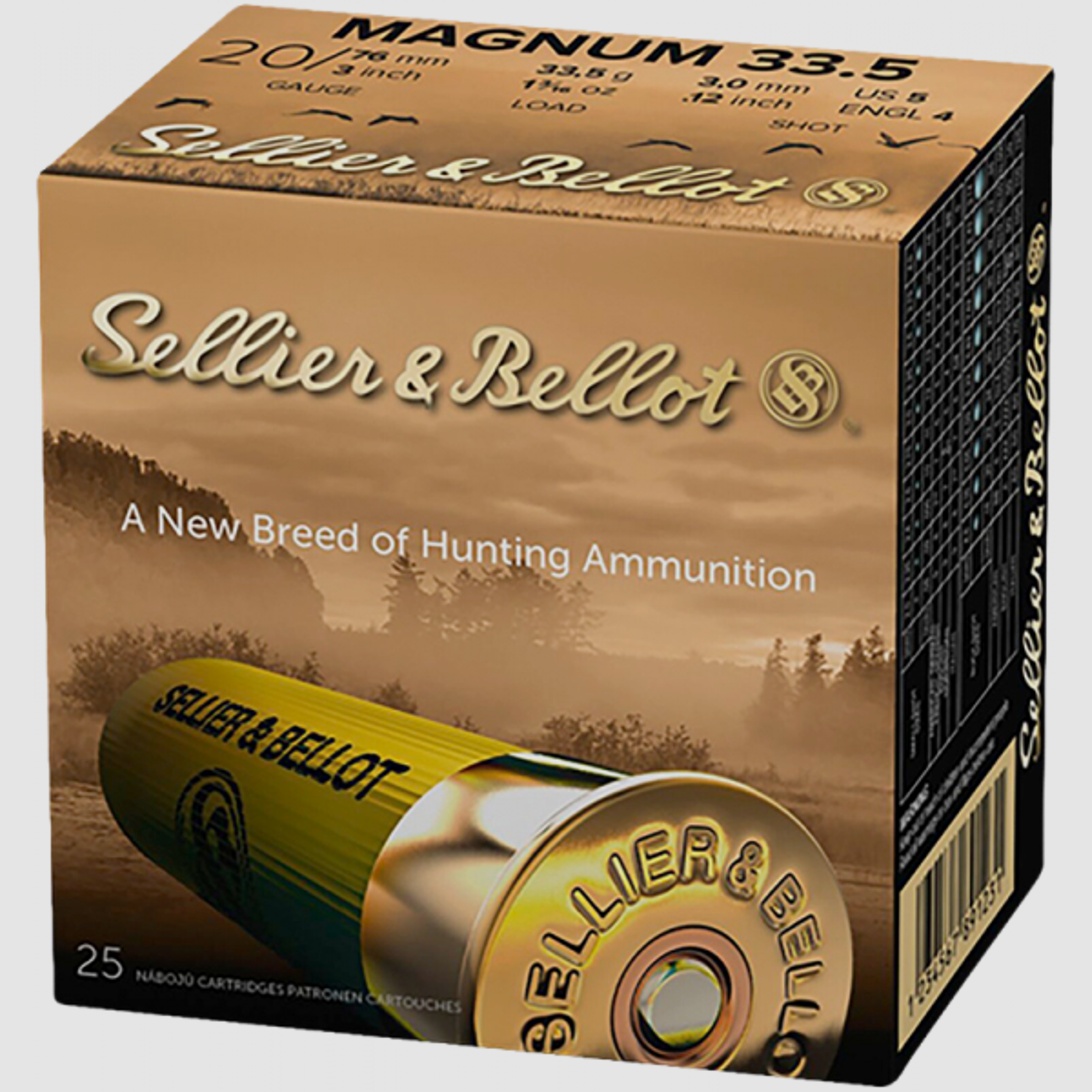 Sellier & Bellot Magnum 33.5 20/76 33,5 gr Schrotpatronen