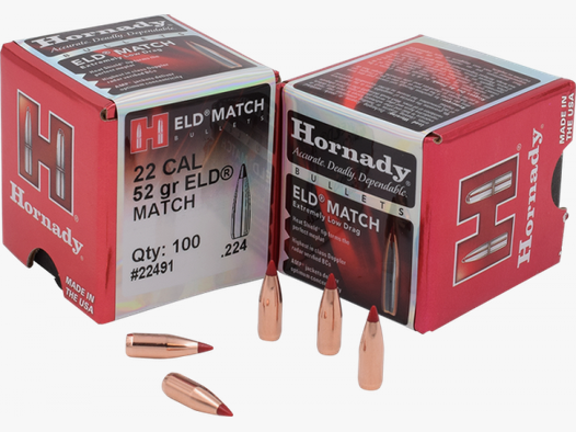 Hornady ELD Match Langwaffengeschosse