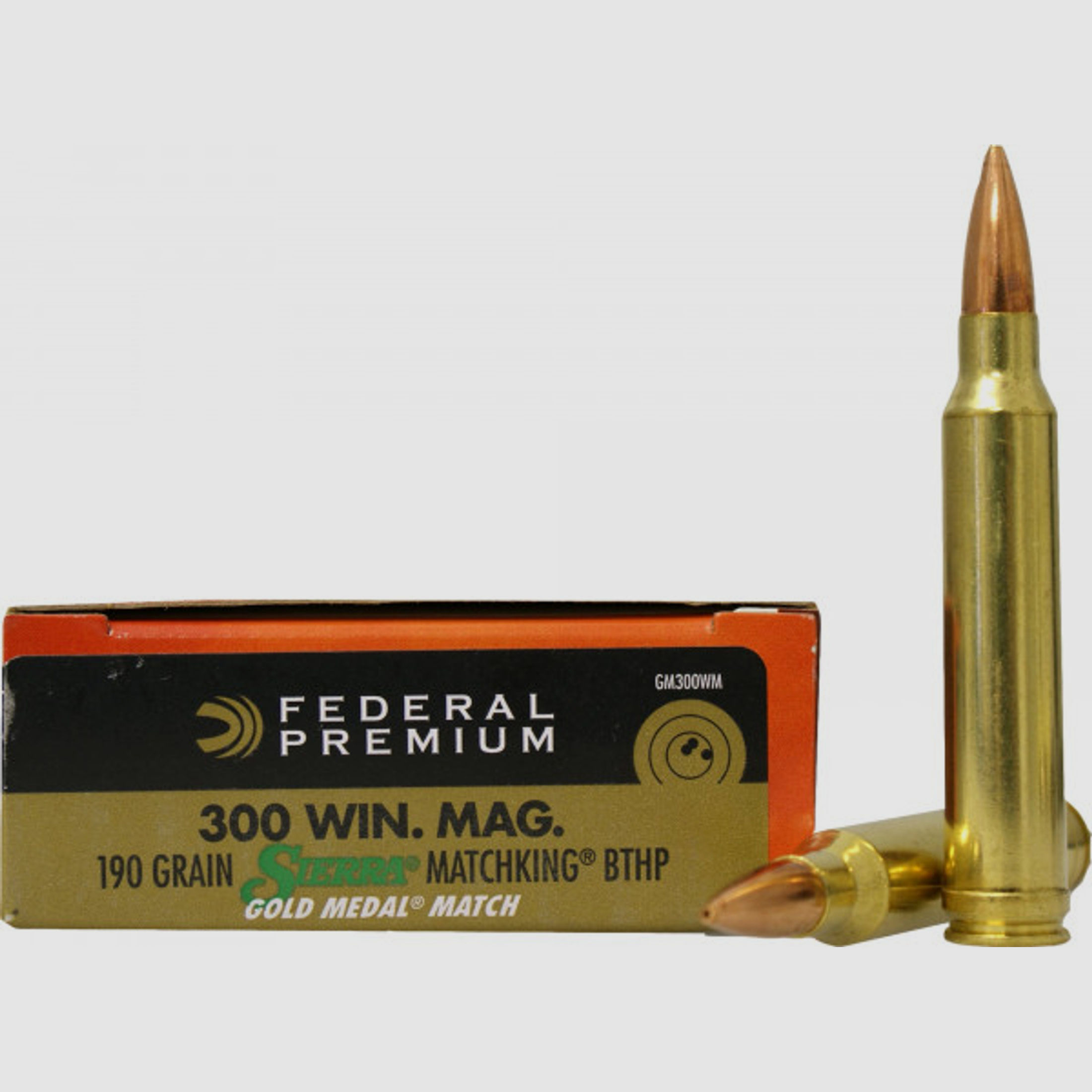 Federal Premium .300 Win Mag 12,31g - 190grs Sierra Match King BTHP Büchsenmunition