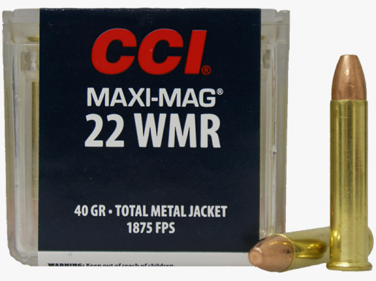 CCI Maxi Mag .22 Win Mag TFMJ 40 grs Kleinkaliberpatronen