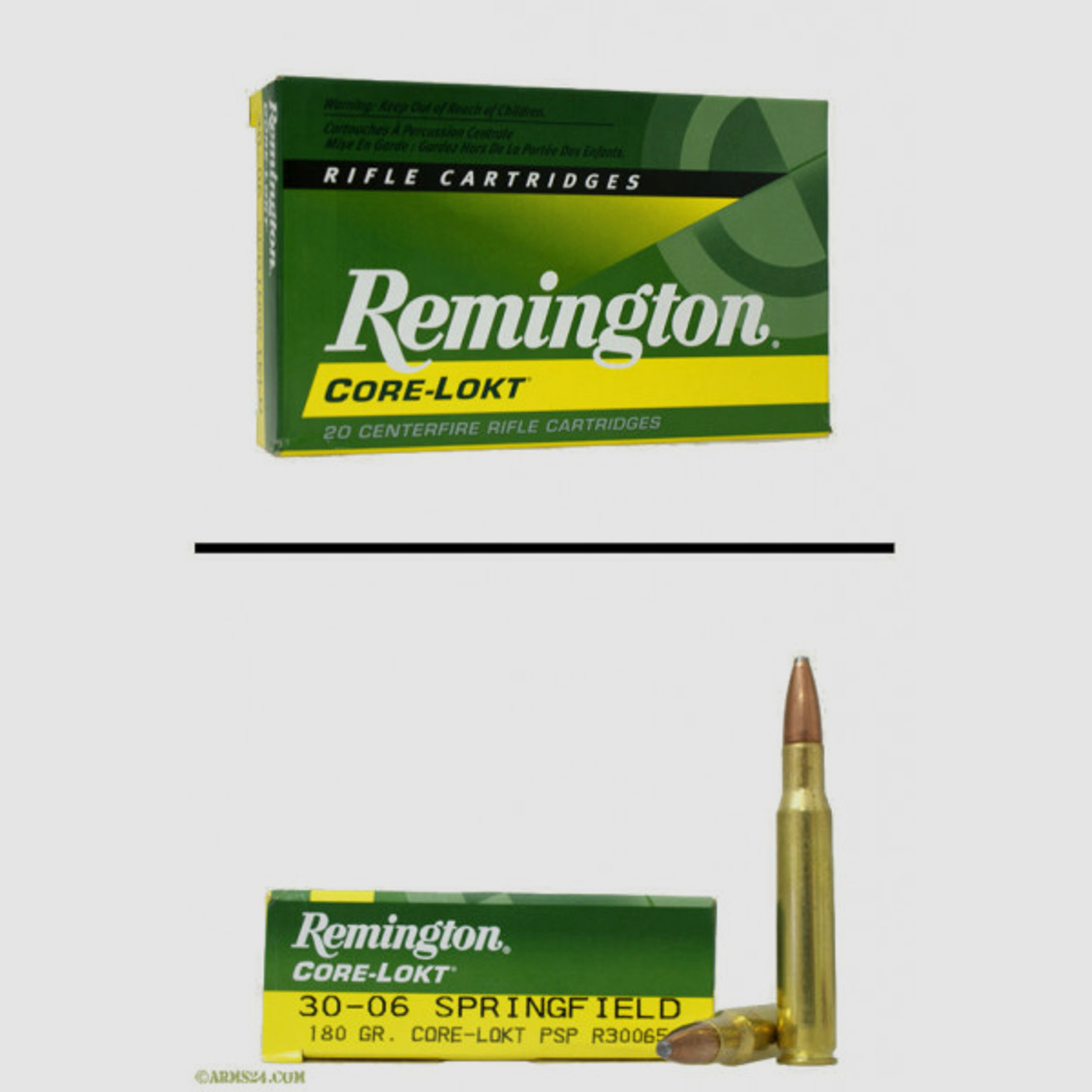 Remington .30-06 Springfield 11,66g - 180grs Remington Core-Lokt PSP Büchsenmunition #27828