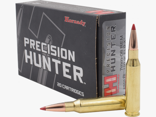 Hornady Precision Hunter 7mm - 08 Rem ELD-X 150 grs Büchsenpatronen