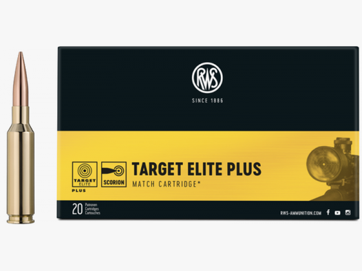 RWS Target Elite Plus 6,5mm Creedmoor TEP 143 grs Büchsenpatronen