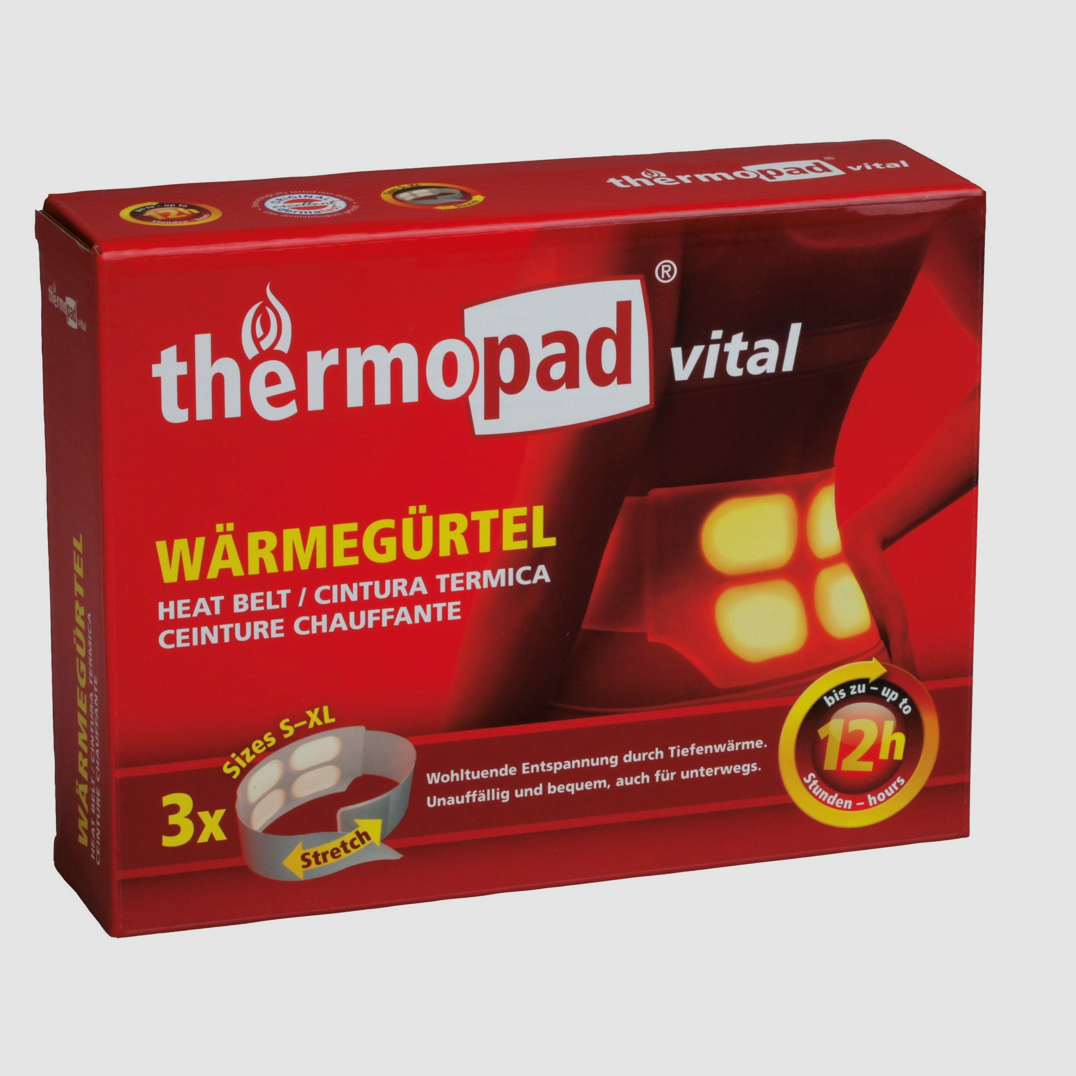 Thermopad Wärmegürtel 3er-Box