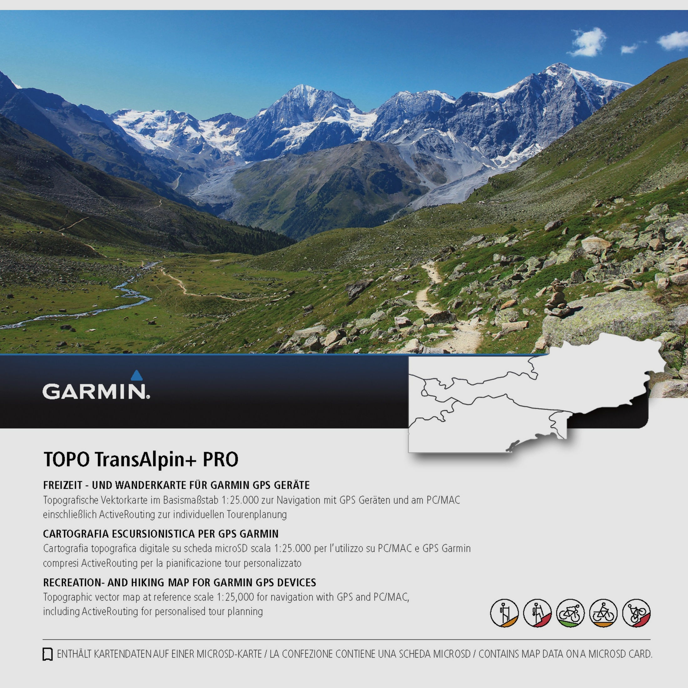 Garmin Topo Transalpin+ Micro SD