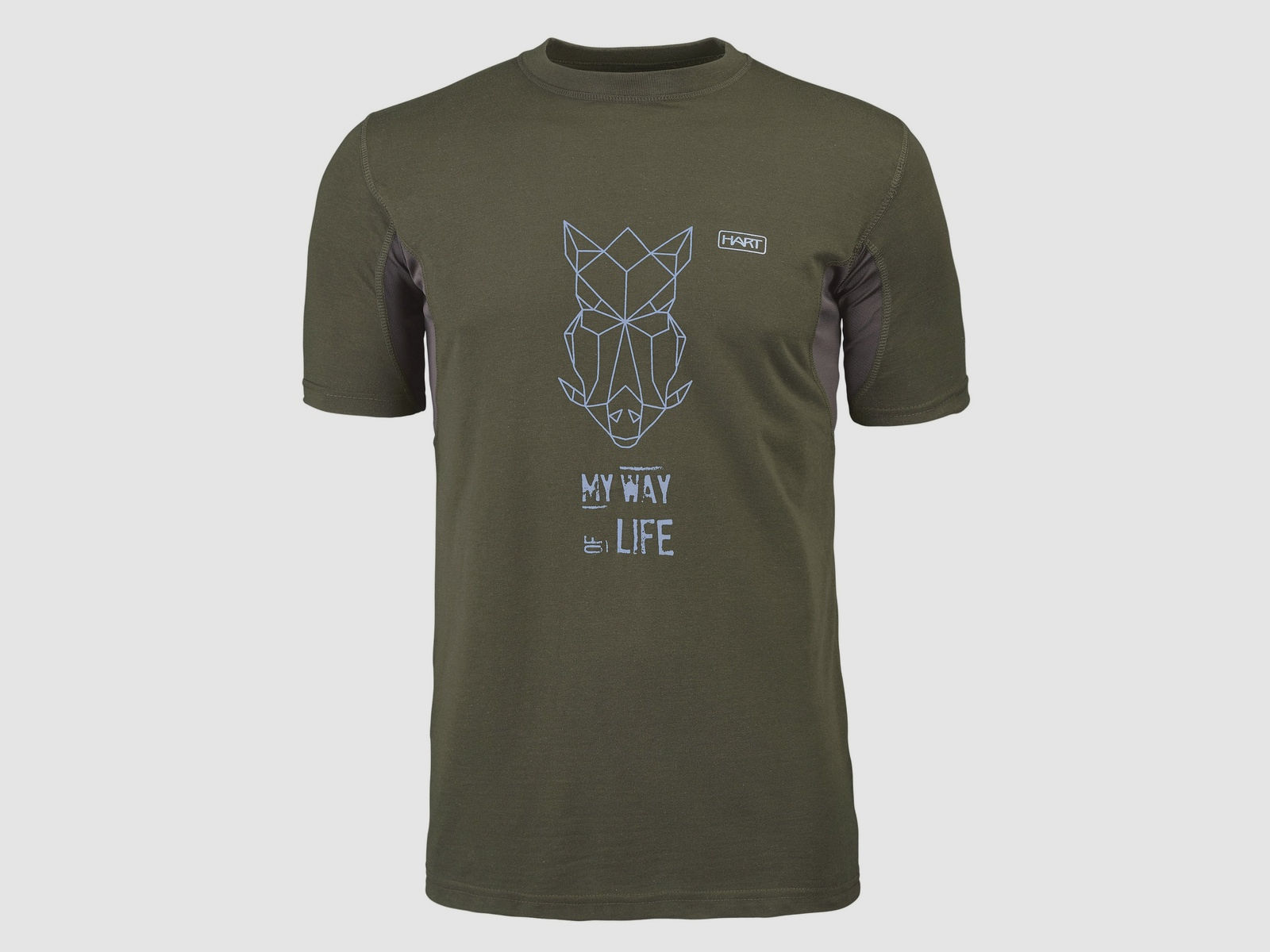 Hart Herren-T-Shirt Branded Wildschwein