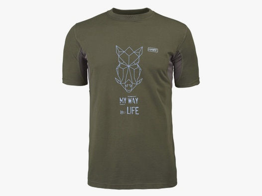 Hart Herren-T-Shirt Branded Wildschwein