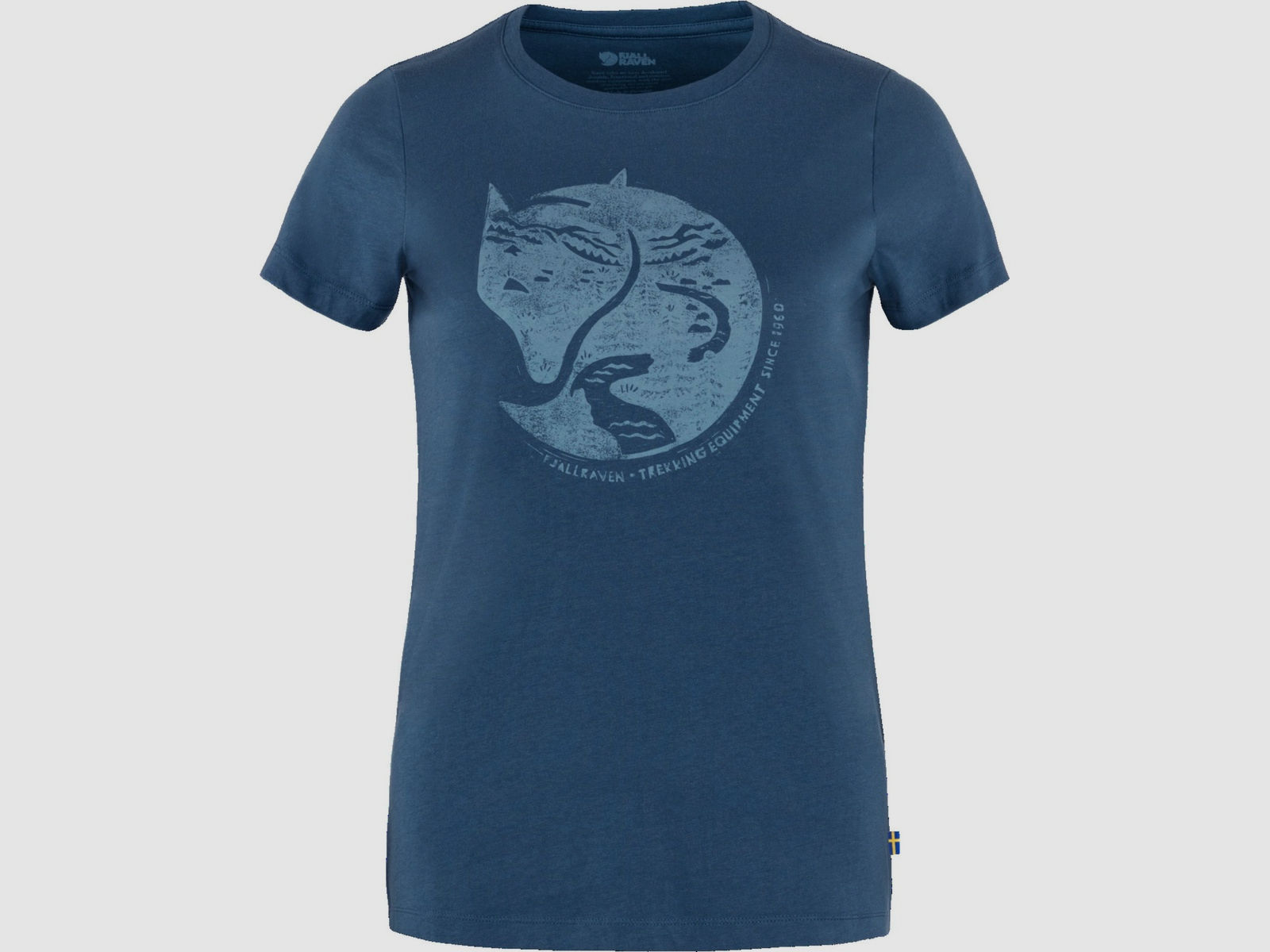 Fjällräven Damen-T-Shirt Arctic Fox Print