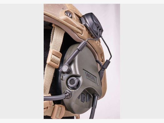 Sordin Helm Adapter Kit für ARC Rail Helmbefestigung für Gehörschutz