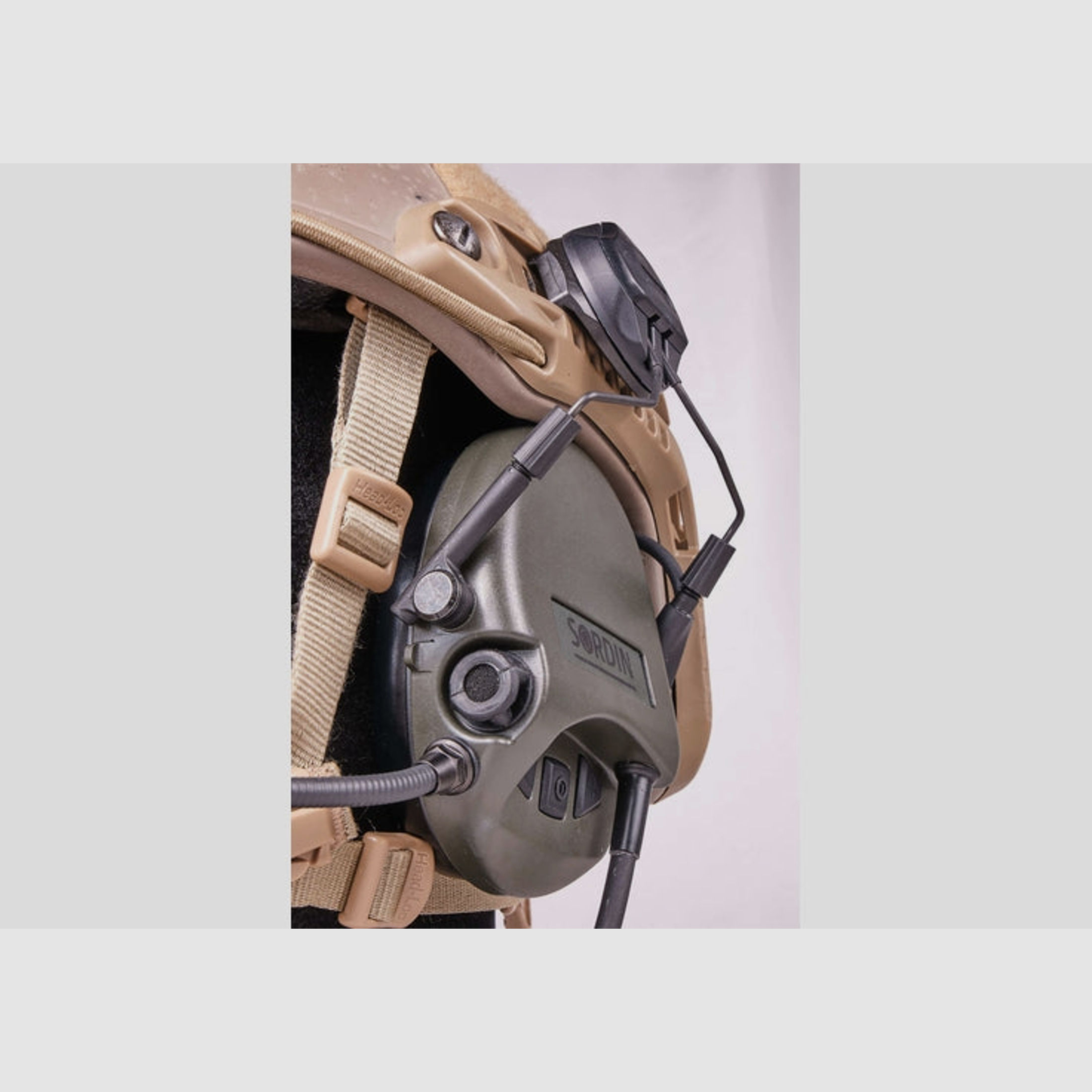 Sordin Helm Adapter Kit für ARC Rail Helmbefestigung für Gehörschutz