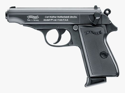 Walther PP 9 mm P.A.K. - Schwarz