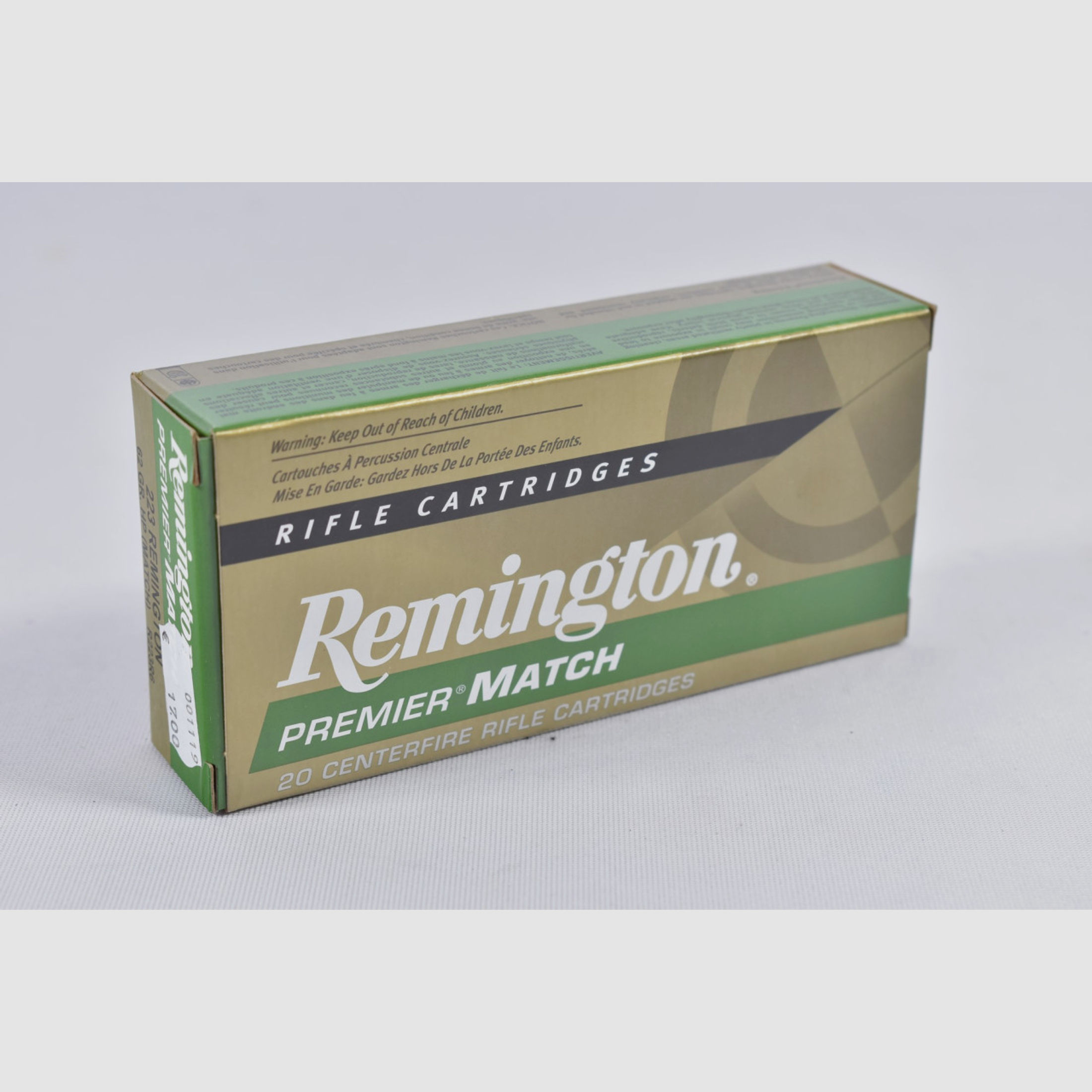 Remington .223Rem. 62grs HP Match 20STK Munition bleihaltig