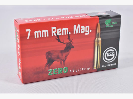 Geco 7mm Rem. Mag. 127grs ZERO 20STK Munition bleifrei
