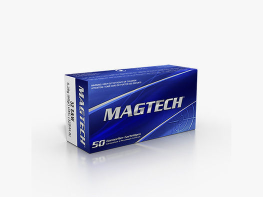 Magtech .32 S&W Long Wad Cutter 98grs LWC 50STK Munition bleihaltig