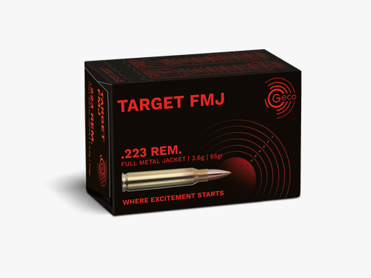 Geco .223Rem 55grs Target FMJ 50STK Munition bleihaltig