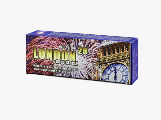Umarex London Golden Circle 15mm 20 Schuss Leucht- und Knallpatronen