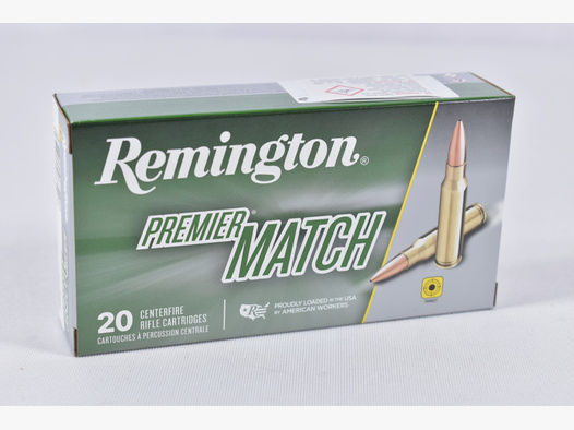 Remington .308Win. 168grs BTHP Matchking 20STK Munition bleihaltig